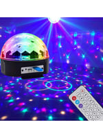 Çok Renkli Disko Topu 360° Bluetooth Kumandalı Usb Şarjlı