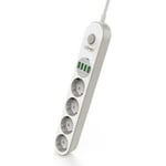 LDNIO SE4432 4PRİZ+4 USB AKIM KORUMALI PRİZ