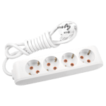 Viko Multi-Let Dörtlü Grup Priz Topraklı 3 Metre Beyaz (Çocuk Korumalı) 90113403