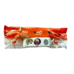 Viko Multi-Let İkili Grup Priz Anahtarlı Topraklı 5 Metre Beyaz (Çocuk Korumalı) 90117205