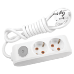 Viko Multi-Let İkili Grup Priz Anahtarlı Topraklı 5 Metre Beyaz (Çocuk Korumalı) 90117205
