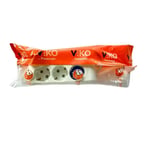 Viko Multi-Let Üçlü Grup Priz Topraklı 3 Metre Beyaz (Çocuk Korumalı) 90113303