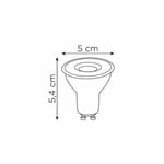 ZMR Çanak Ampul Led 7W (GU10) Mercekli 4000K