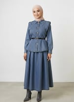 Kot Etekli Kemerli 2'li Takım