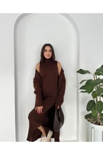 TRİKO ELBİSE HIRKA TAKIM