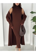 TRİKO ELBİSE HIRKA TAKIM