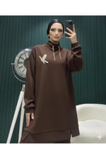 Ultra Premium Soft Touch Taşlı Zincir Detaylı Takım