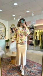 Etnik Renkli Kimono