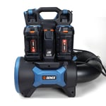 SENIX BLBX6-M-EU AKÜLÜ ÜFLEME MAKİNESİ 2x6.0Ah