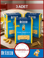 De Cecco Penne Rigate Kalem Makarna 500 GR X 3 ADET