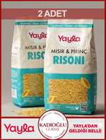Yayla Glutensiz Mısır Pirinç Risoni 400 G x 2 Adet