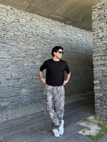 2M AÇIK LEOPAR BAGGY PANTOLON