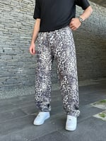 2M AÇIK LEOPAR BAGGY PANTOLON