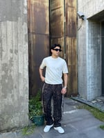 2M KOYU LEOPAR BAGGY PANTOLON