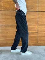 Antrasit Desenli Baggy Pantolon