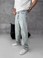 Baggy Pantolon Açık Kot