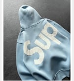 BEBE MAVİ SUPREME KAPŞONLU SWEAT