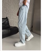 BELİ LASTİKLİ KOT PANTOLON
