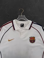 BEYAZ ÇİFT BİYE BARÇA TSHİRT