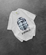 BEYAZ GRİ KARE BAPE TSHİRT