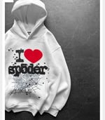 BEYAZ KAPŞONLU SP5DER SWEAT