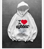 BEYAZ KAPŞONLU SP5DER SWEAT