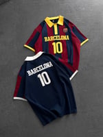 BEYAZ SIRT 10 BARCELONA TSHİRT