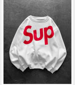 BEYAZ YARIM SUPREME SWEAT