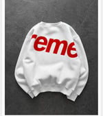 BEYAZ YARIM SUPREME SWEAT
