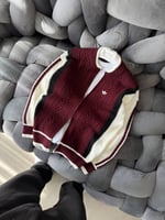 BORDO ADİDAS TRİKO HIRKA