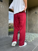 BORDO KARE VANS EŞOFMAN