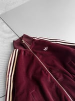 BORDO KÜRKLÜ ADİDAS CEKET