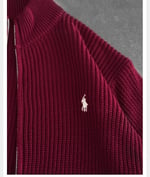 BORDO POLO TRİKO HIRKA