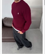 BORDO POLO TRİKO KAZAK