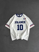 DK ÖZEL BEYAZ FRANCE TSHİRT