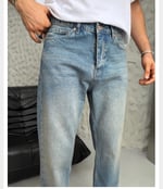 EFEKTLİ KOT BAGGY PANTOLON