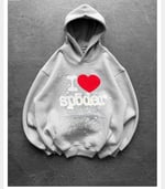 GRİ KAPŞONLU SP5DER SWEAT