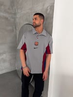 GRİ POLO BARCELONA TSHİRT