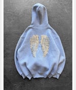 GRİ PULLU KANAT SWEAT
