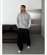 GRİ ŞERİTLİ YARIM FERMUAR NİKE SWEAT