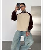 KAHVE KOL NİKE SWEAT