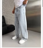 KAR YIKAMA SÜPER BAGGY KOT PANTOLON