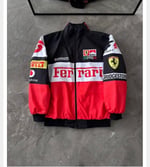KIRMIZI FERRARİ BOMBER CEKET