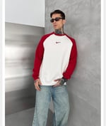 KIRMIZI KOL NİKE SWEAT