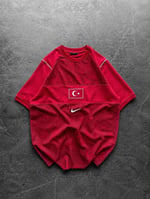 KIRMIZI ORTA LOGO TÜRKİYE TSHİRT