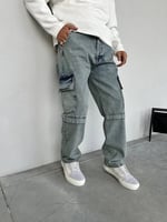 Kott Şerit Kargo Cep Baggy Pantolon
