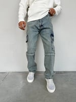 Kott Şerit Kargo Cep Baggy Pantolon