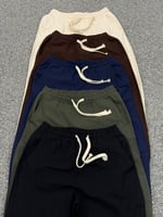 LACİVERT BAGGY KETEN PANTOLON