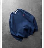 LACİVERT BASİC POLO SWEAT
