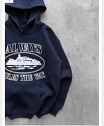 LACİVERT CORTEİZ ALWAYS KAPŞONLU SWEAT